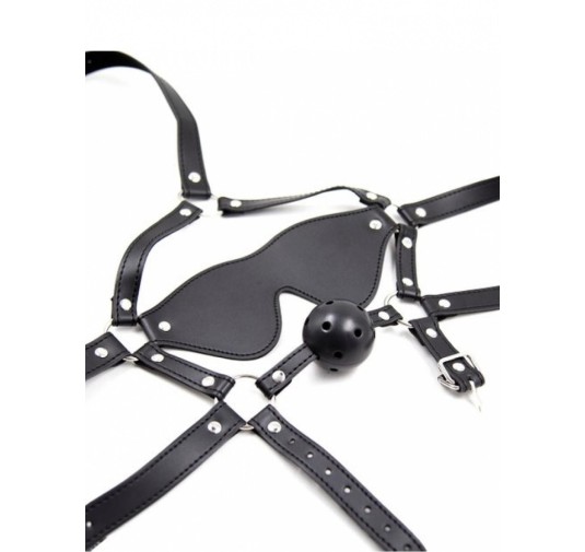 Maska-Eye Mask With Ball Gag